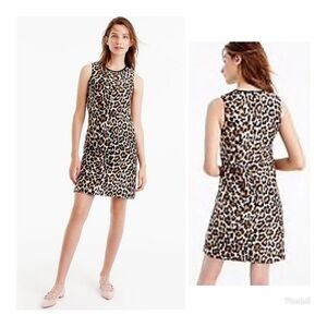 J. CREW Leopard Print Sheath Dress